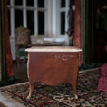 Load image into Gallery viewer, RESERVED FOR RICK Marquetry Louis XV Commode Table Marble Top Rococo

