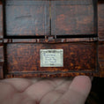 Load image into Gallery viewer, RESERVED FOR RICK: Vintage Gilbert Mena Burlwood Wooten Desk Artisan Miniature Secretary Cabinet
