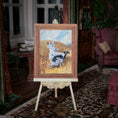 Load image into Gallery viewer, Jane Staples “Diana of the Uplands” Framed Miniature Oil Painting Hand Signed
