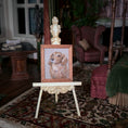 Load image into Gallery viewer, Masaya Okada Long-Haired Dachshund Framed Oil Painting Pet Portrait Hand Signed
