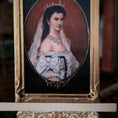 Load image into Gallery viewer, Masaya Okada Empress Elisabeth “Sisi” Portrait Miniature Royal Coronation Framed Painting

