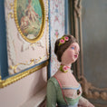 Load image into Gallery viewer, Gale Elena Bantock Rococo Hallway Vignette Room with Seated Lady Doll with Fan
