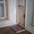 Load image into Gallery viewer, Sharon Garmize 100% Silk Petit Point Turkish Accent Rug Miniature 1980

