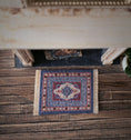 Load image into Gallery viewer, Sharon Garmize 1:12 or 1:24 Petit Point Oriental Accent Rug Miniature (1985)
