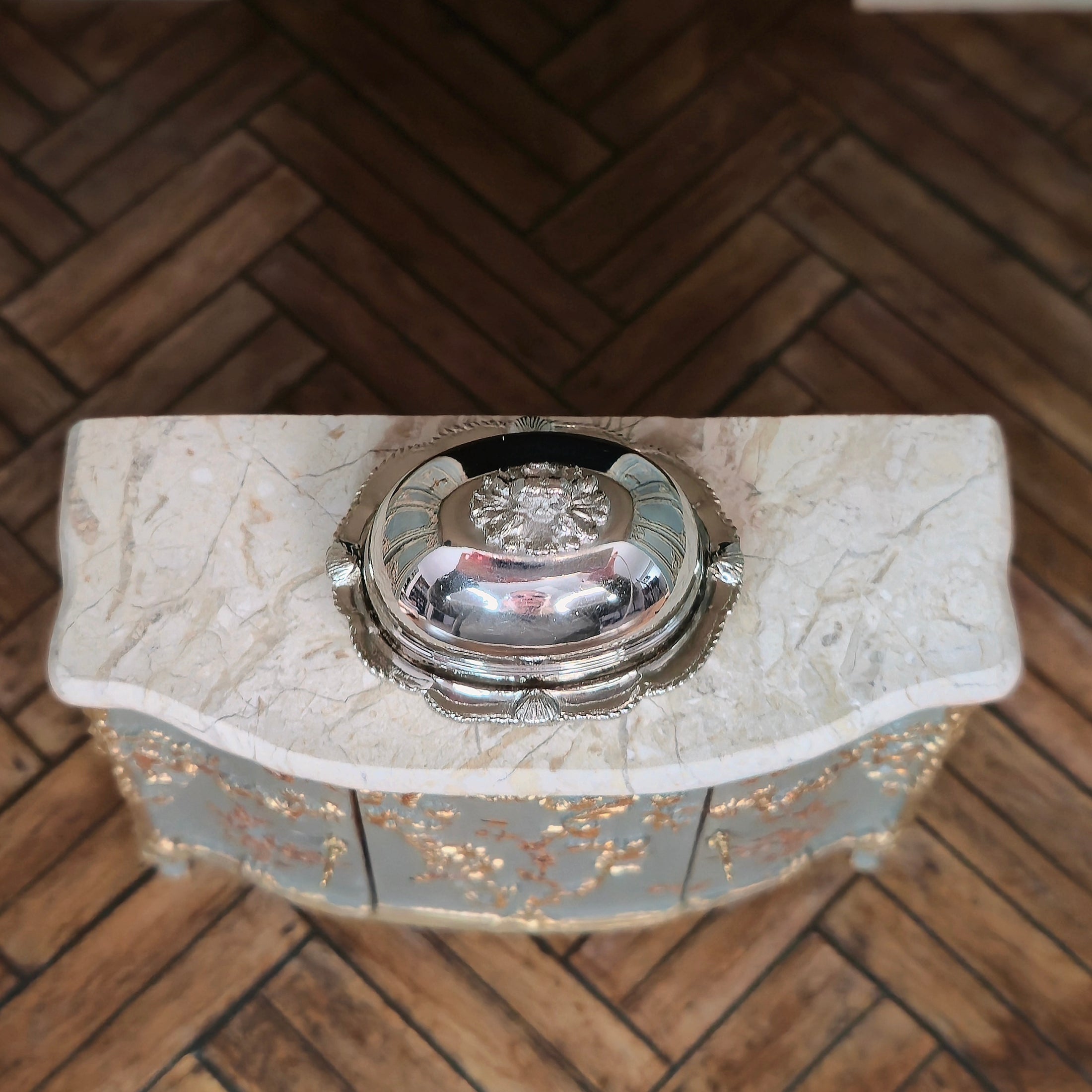 Eugene Kupjack Sterling Silver Elegant Covered Meat Platter #44/200