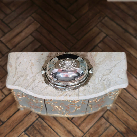 Eugene Kupjack Sterling Silver Elegant Covered Meat Platter #44/200