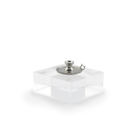 Peter Acquisto Sterling Silver Victorian Candlestick Holder