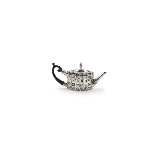 Obadiah Fisher Sterling Silver George III Neoclassical Teapot RARE