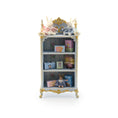 Load image into Gallery viewer, Aurearte Miniatures Rococo Blue Gilt Easter Nursery Bookshelf Spain
