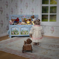 Load image into Gallery viewer, RESERVED JULIE D Le Coffre d'Emilie OOAK Edwardian Teddy Bear Sisters with Wagon France
