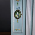 Load image into Gallery viewer, Aurearte Miniatures Rococo Hand-Painted Blue Door Wall Unit 1:12 Spain
