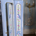 Load image into Gallery viewer, Aurearte Miniatures OOAK Gilt Blue Hand Painted Bird Armoire Cabinet Spain
