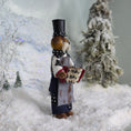 Load image into Gallery viewer, Le Coffre d’Emilie OOAK Hobo Puppy Musician Antropomorphic Dollhouse Doll Figure
