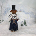 Load image into Gallery viewer, Le Coffre d’Emilie OOAK Hobo Puppy Musician Antropomorphic Dollhouse Doll Figure
