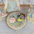 Load image into Gallery viewer, Artisan Easter Basket & Sugar Cookie Set Dollhouse Miniature
