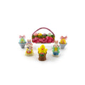 Artisan Easter Figurines & Basket Dollhouse Miniature Spring Decor Set
