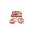 Load image into Gallery viewer, Pink Easter Dessert Tray Cake & Cookies Dollhouse Miniature Set
