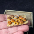 Load image into Gallery viewer, Tomo Tanaka Nunu’s House Bakery Breads on Burlap Miniature Artisan Food
