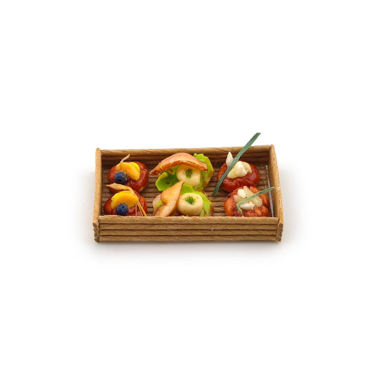 Tomo Tanaka Nunu’s House Amuse Bouche Pastry Tray Display Artisan Miniature Food
