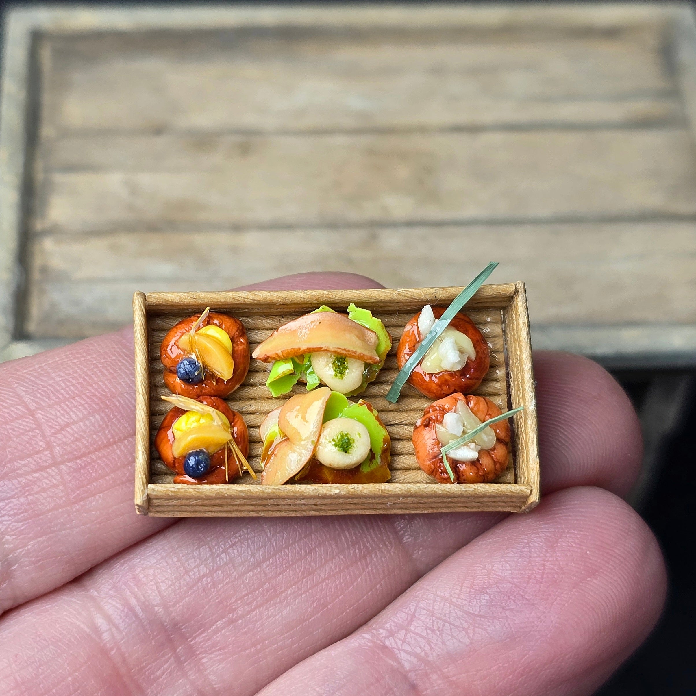 Tomo Tanaka Nunu’s House Amuse Bouche Pastry Tray Display Artisan Miniature Food