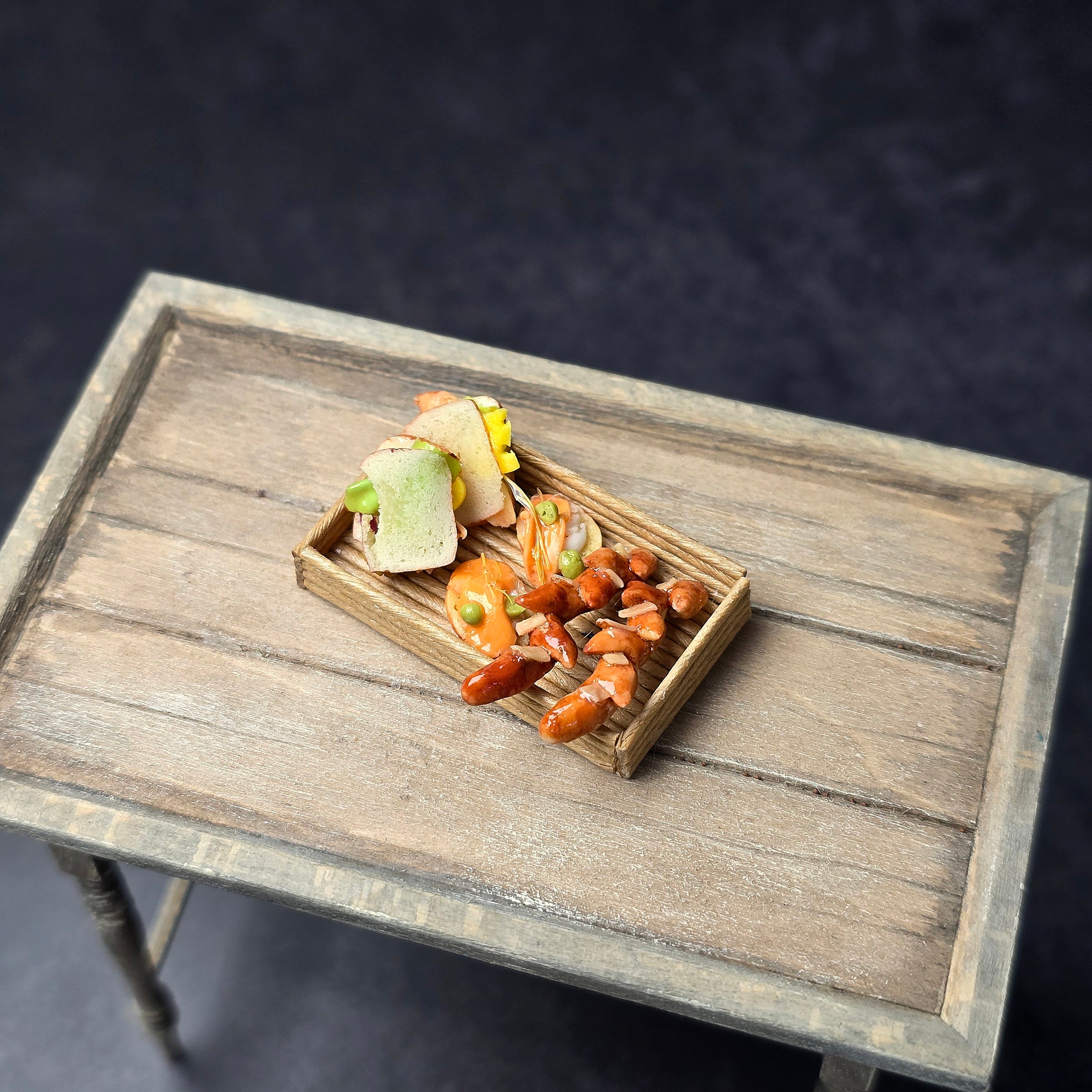 Tomo Tanaka Nunu’s House Canapés Tray Artisan Bakery Display Miniature Food