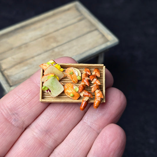 Tomo Tanaka Nunu’s House Canapés Tray Artisan Bakery Display Miniature Food