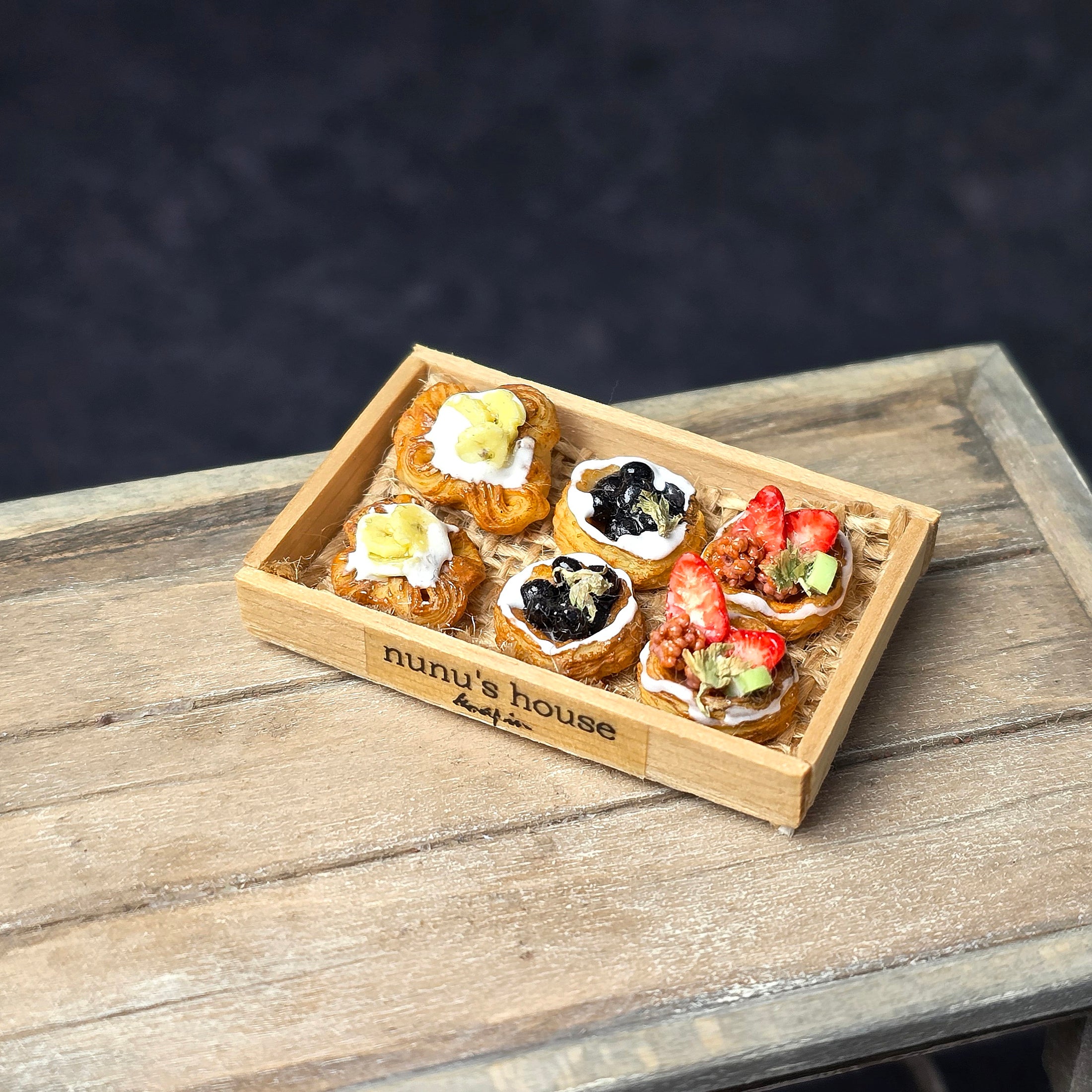 Tomo Tanaka Nunu’s House Fruit Danish Crate Artisan Pastry Bakery Display