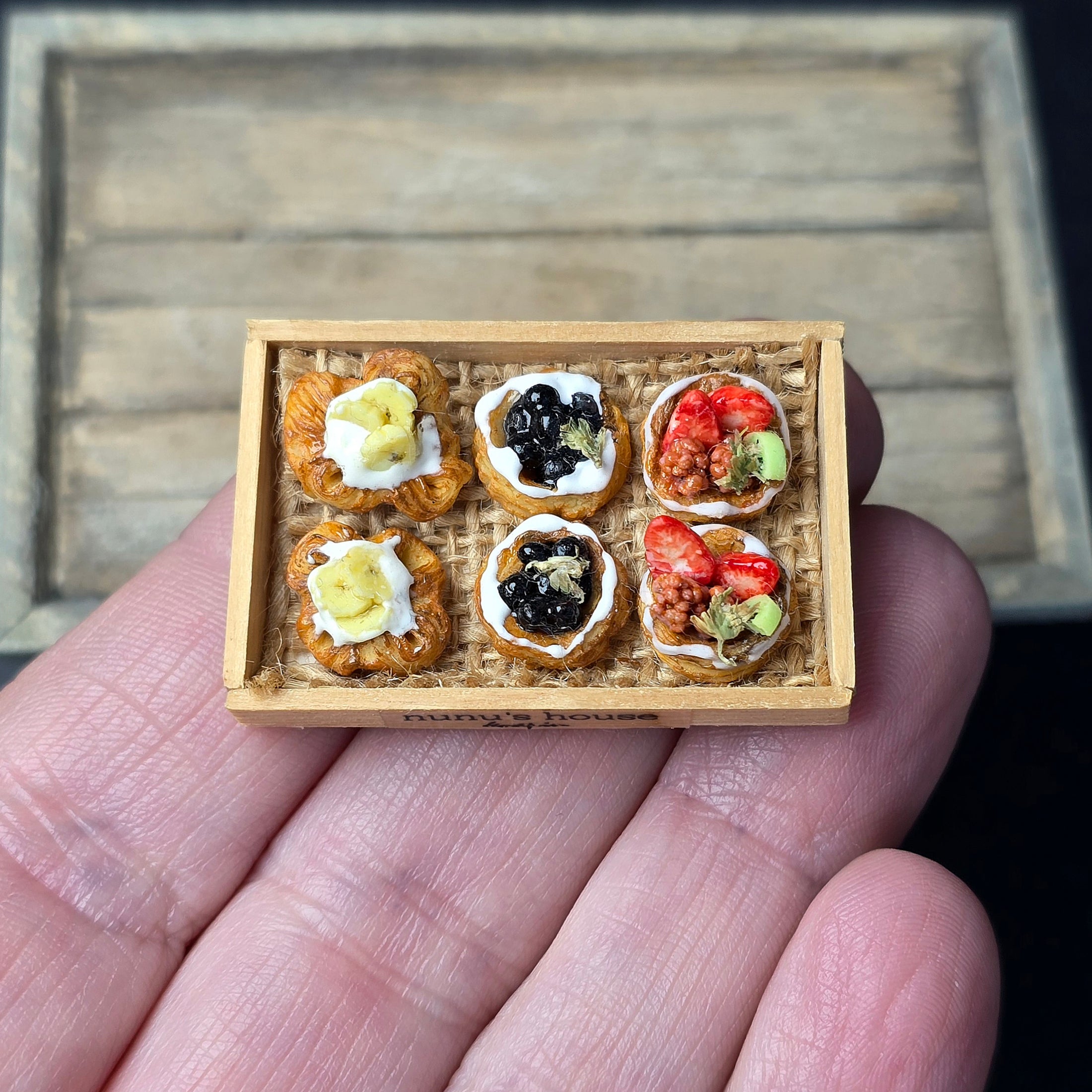 Tomo Tanaka Nunu’s House Fruit Danish Crate Artisan Pastry Bakery Display