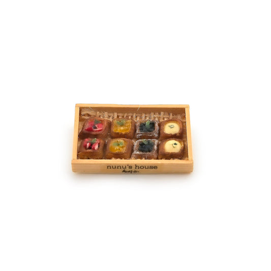 Tomo Tanaka Nunu’s House Fruit Danish Pastry Crate Dollhouse Miniature