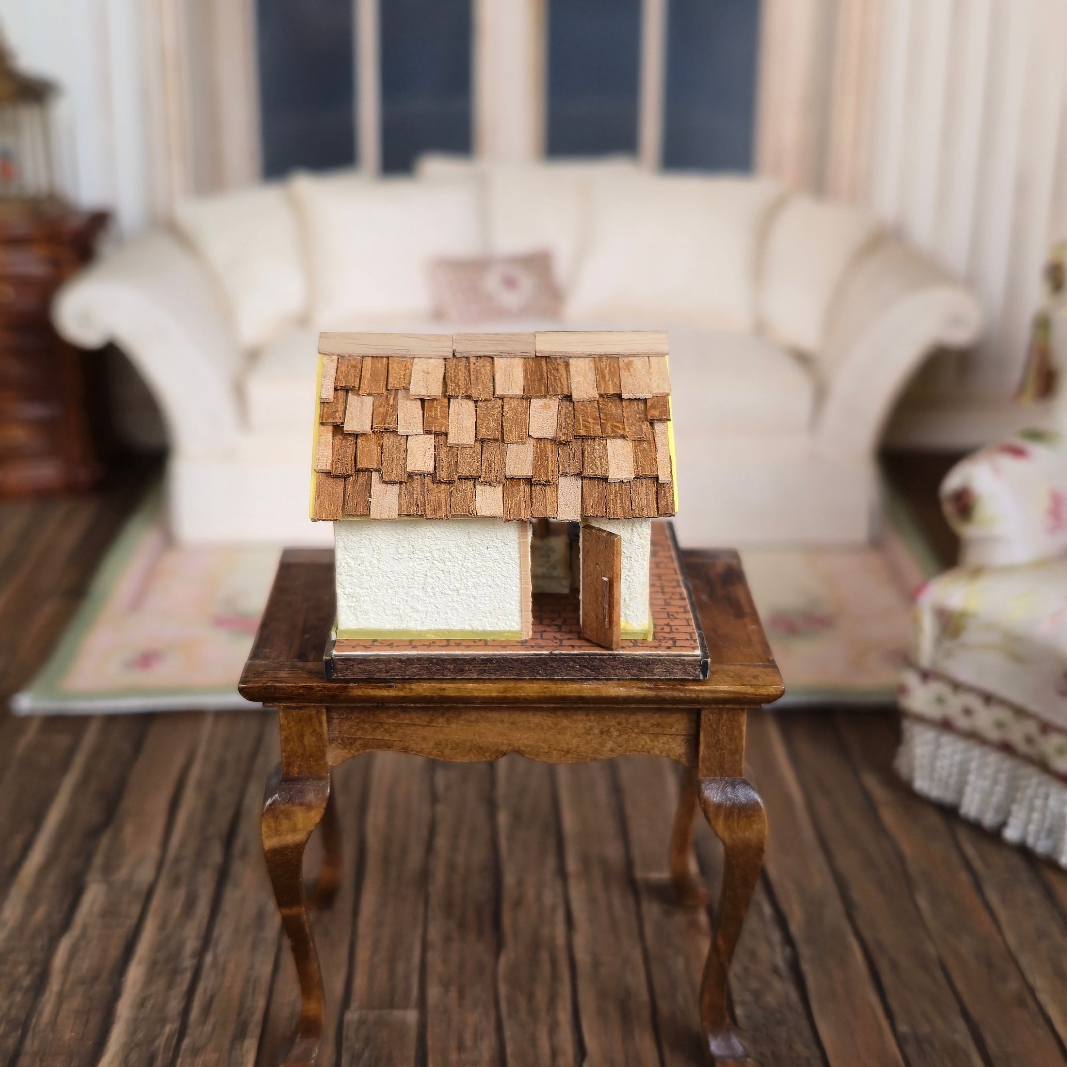 OOAK Japanese Bungalow Dollhouse Toy For Dollhouse Child Miniature