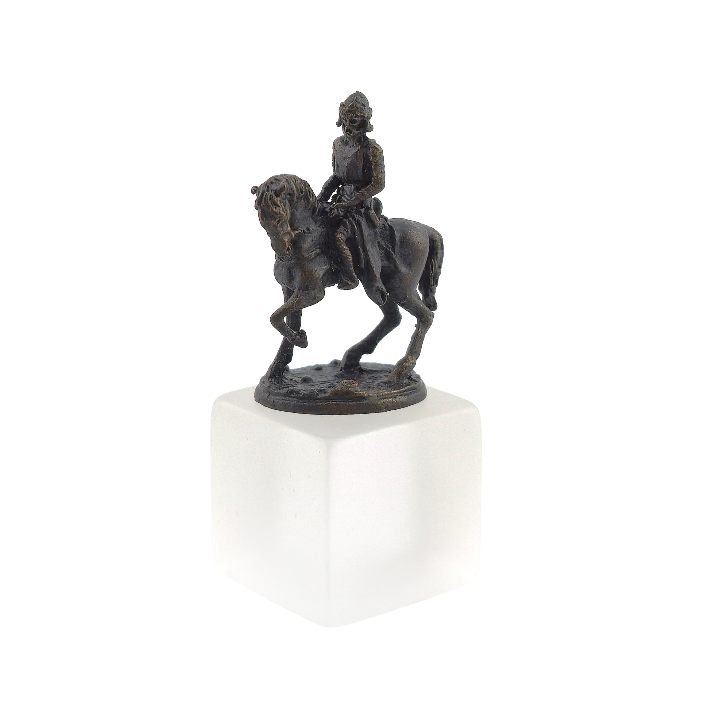Miniature Bronze Colleoni Equestrian Statue – Magpie Miniatures