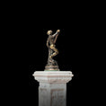 Load image into Gallery viewer, Antique-Style Bronze Victorious David & Goliath Statue Sculpture 1:12 Scale
