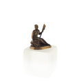 Load image into Gallery viewer, Neoclassical Seated Female Bronze Sculpture Statue Figurine

