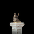 Load image into Gallery viewer, Neoclassical Seated Female Bronze Sculpture Statue Figurine
