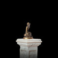 Load image into Gallery viewer, Neoclassical Seated Female Bronze Sculpture Statue Figurine
