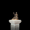 Load image into Gallery viewer, Neoclassical Seated Female Bronze Sculpture Statue Figurine
