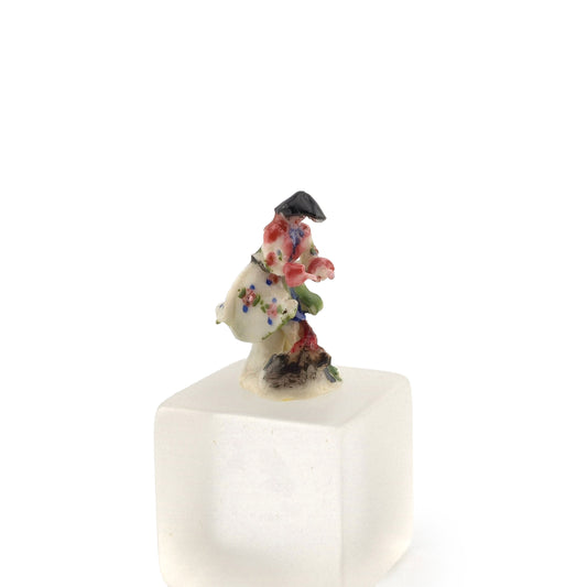 Tricia Street OOAK Chinoiserie Gentleman Sculpted Porcelain Meissen Style Figurine