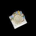 Load image into Gallery viewer, OOAK Floral Hand Sculpted Porcelain Basket Signed Artisan Miniature
