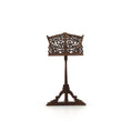 Load image into Gallery viewer, Intricate Geoffrey Bishop Hand-Carved Victorian Sheet Music Stand 1:12 Scale
