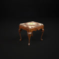 Load image into Gallery viewer, Roger L. Gutheil Queen Anne Embroidered Footstool 1:12 Scale
