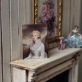 Load image into Gallery viewer, Antique Regency Hand Painted Portrait Miniature on Ivory Wafer After Raeburn 1:12 Scale
