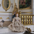 Load image into Gallery viewer, Porcelain Victorian Lady in Lace Gown Artisan Miniature Doll
