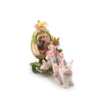 Load image into Gallery viewer, Le Coffre d’Emilie Easter Bunny Egg Coach Miniature Vignette
