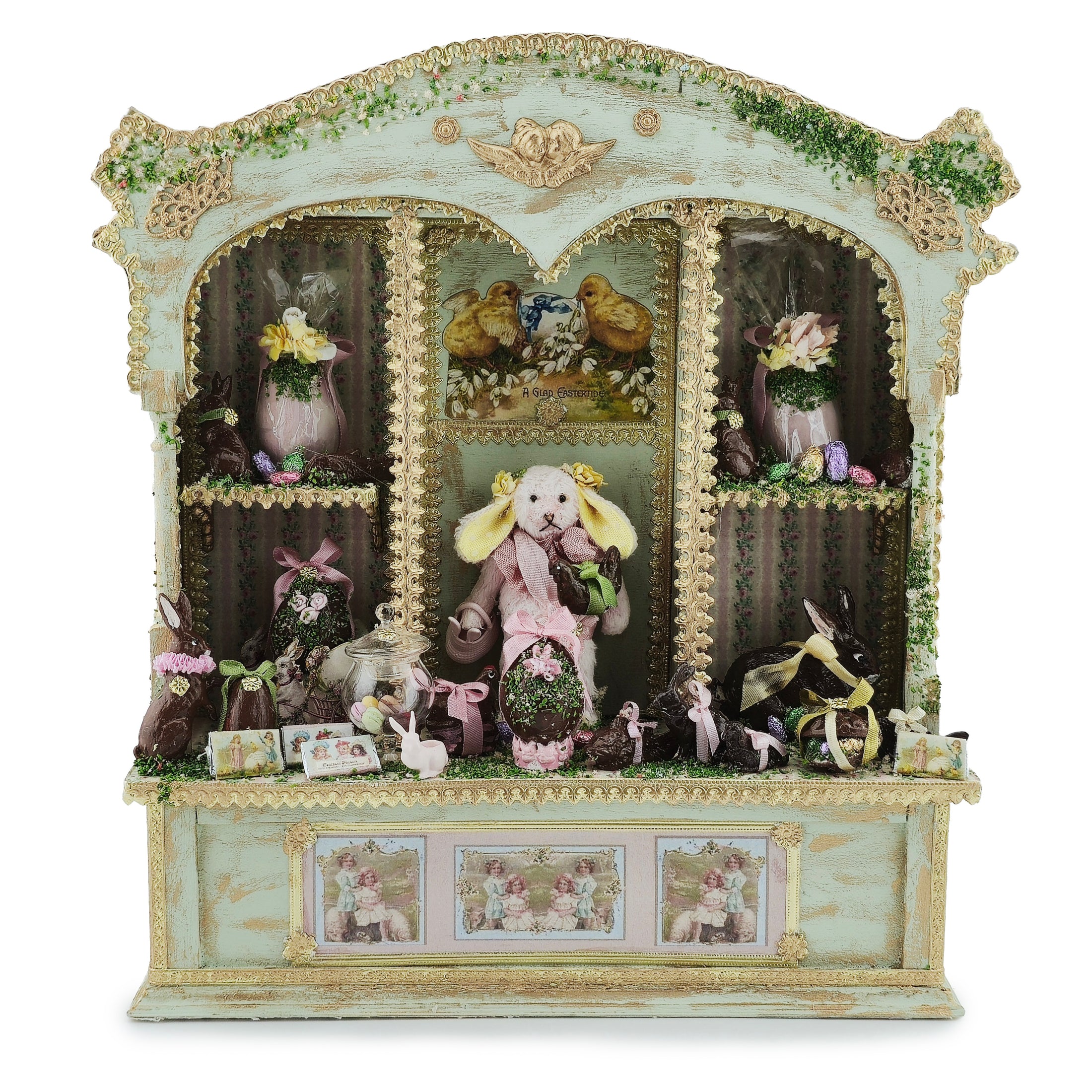 Le Coffre d’Emilie Easter Large Dressed Cabinet Spring Vignette France