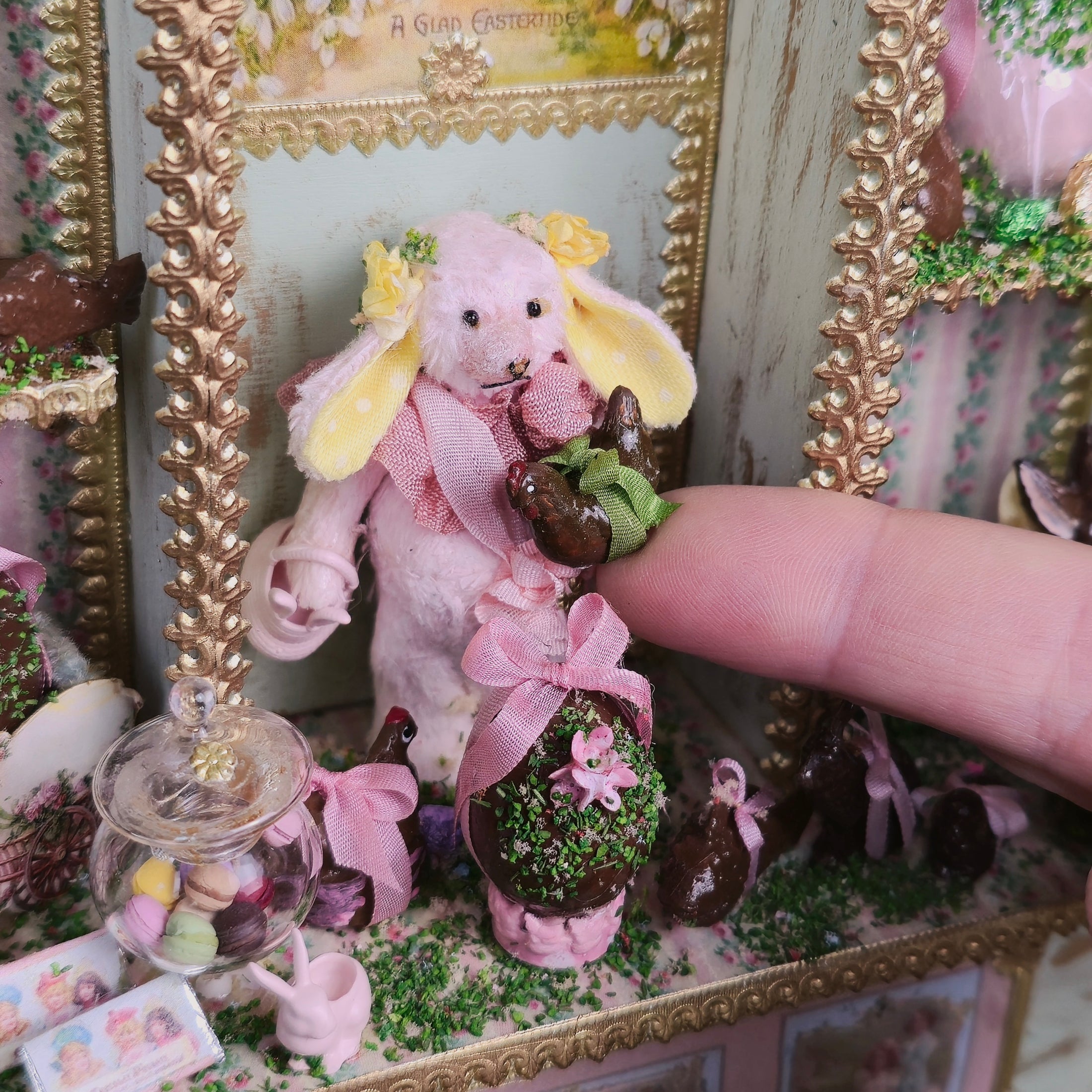 Le Coffre d’Emilie Easter Large Dressed Cabinet Spring Vignette France