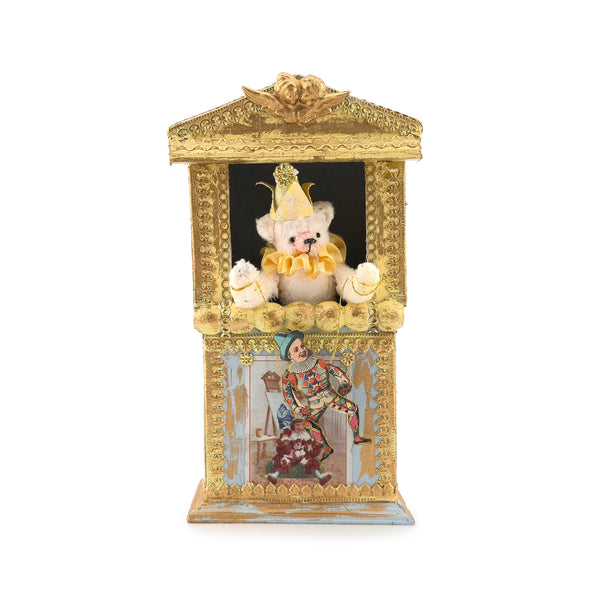 Le Coffre d’Emilie Teddy Bear Puppet Theatre Miniature Nursery Decor France