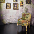 Load image into Gallery viewer, June Clinkscales Petit Point Armchair Dollhouse Miniature Rare
