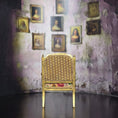 Load image into Gallery viewer, June Clinkscales Petit Point Armchair Dollhouse Miniature Rare
