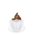 Load image into Gallery viewer, Eugene Kupjack Fabergé Style Miniature Bronze Mantle Clock
