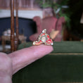 Load image into Gallery viewer, Eugene Kupjack Fabergé Style Miniature Bronze Mantle Clock
